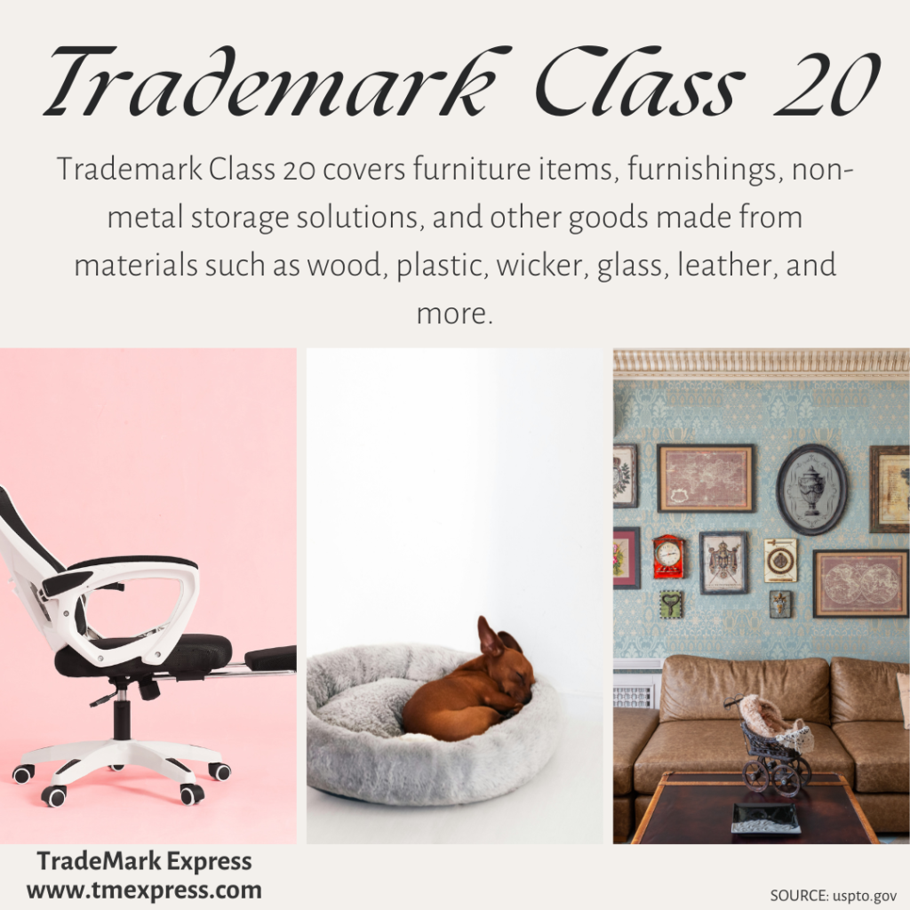 trademark class 20 definition