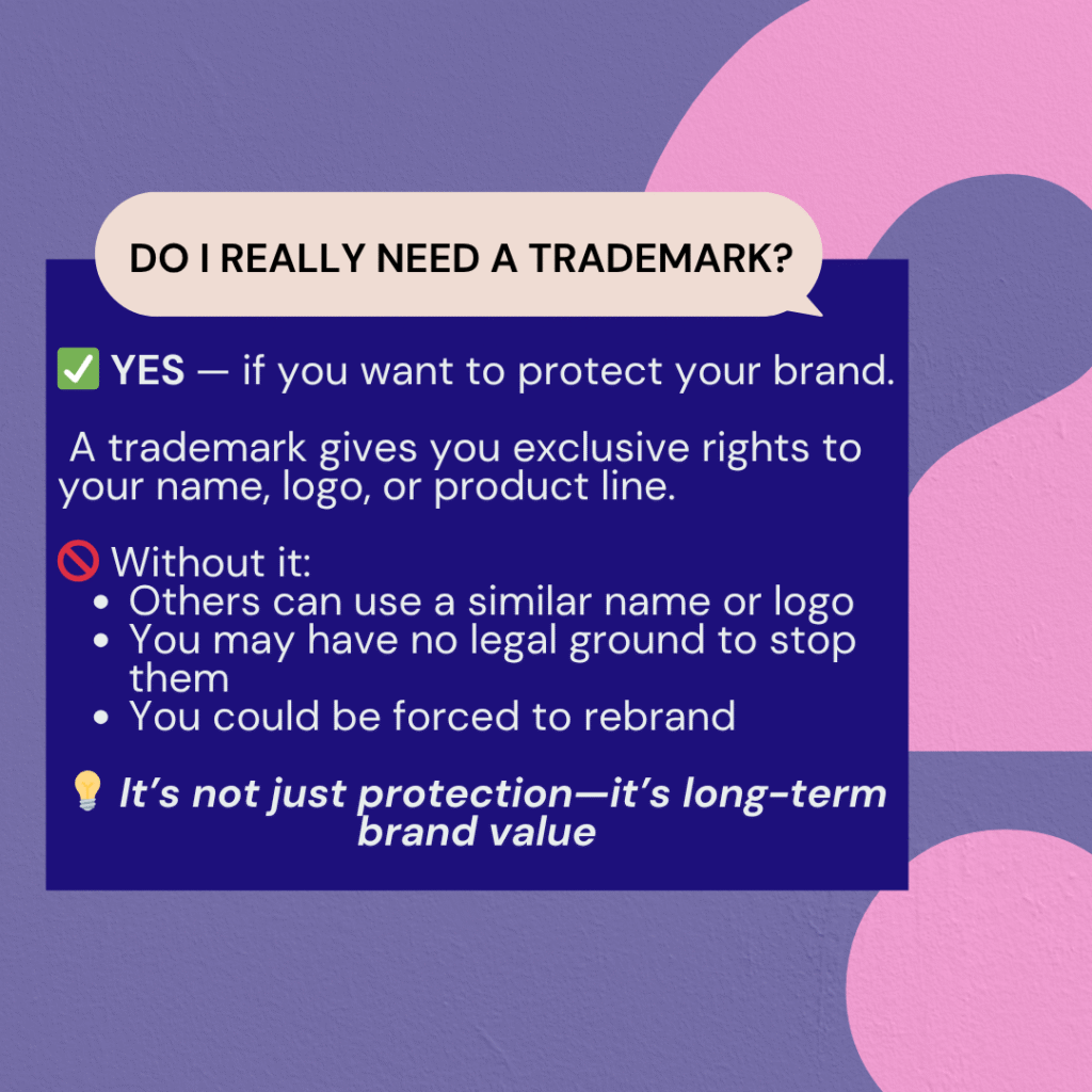 Do I Really Need a Trademark